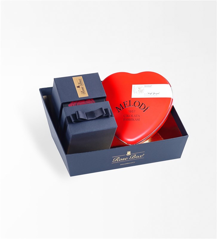 Be My Valentıne Hediye Seti Solmayan Gül